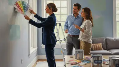 Color consultation for Dayton, OH painting services with expert paint color selection guidance