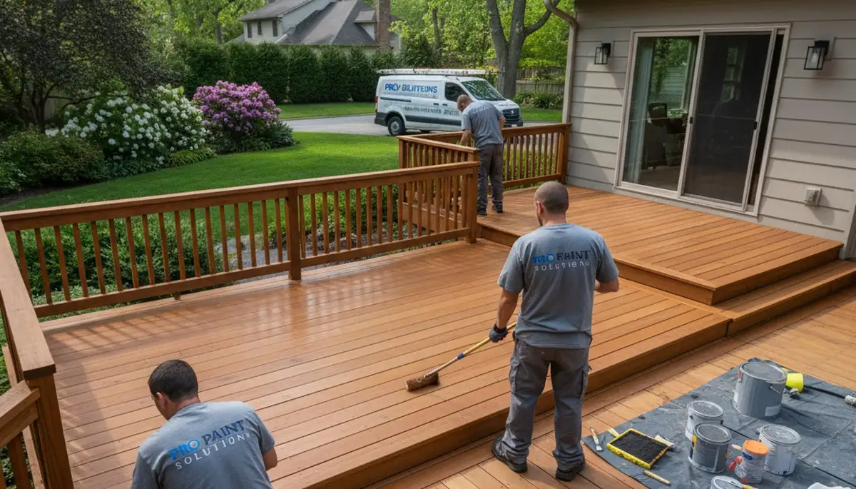 Deck painting service in Dayton, OH for durable outdoor protection and a fresh, polished finish