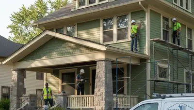 Professional Dayton, OH painters providing residential and commercial painting services