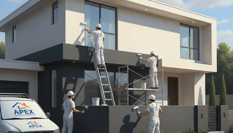 Exterior house painting in Dayton, OH by Dayton Paint Pros for durable home protection