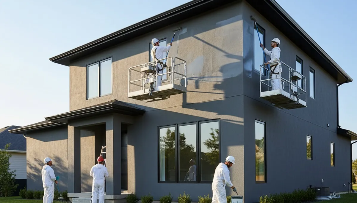 Exterior house painting in Dayton, OH by Dayton Paint Pros for durable curb appeal