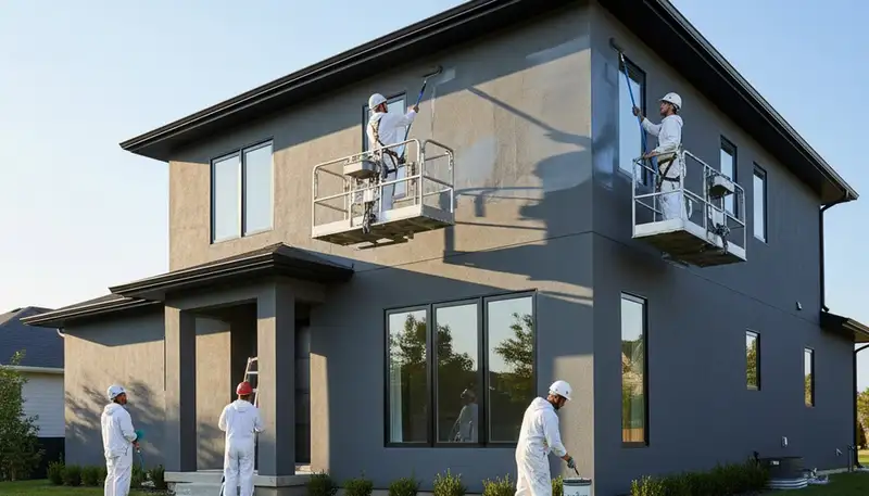 Exterior house painting in Dayton, OH by Dayton Paint Pros for durable curb appeal