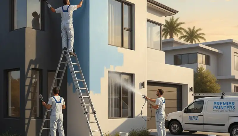 House painting service in Dayton, OH by Dayton Paint Pros for exterior home protection and curb appeal