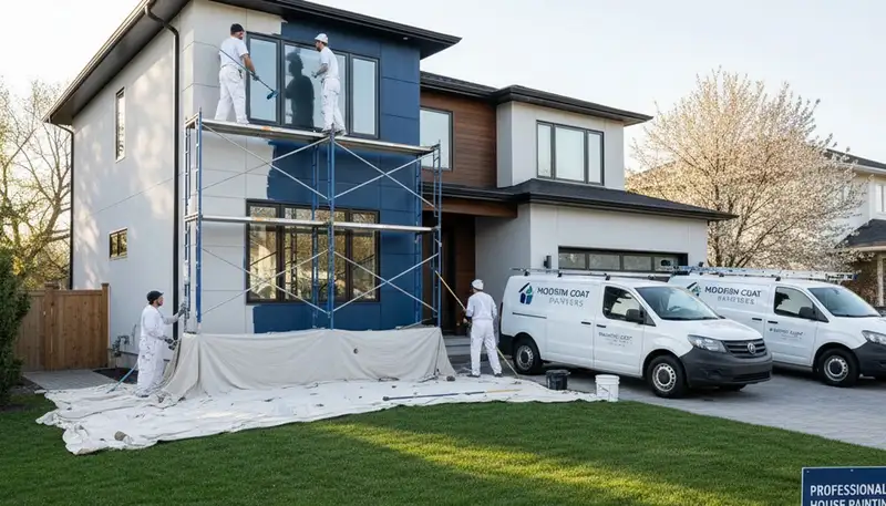 House painting in Dayton, OH by Dayton Paint Pros for durable home exterior protection