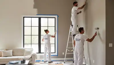 Interior house painting in Dayton, OH by local painters for durable, professional finishes