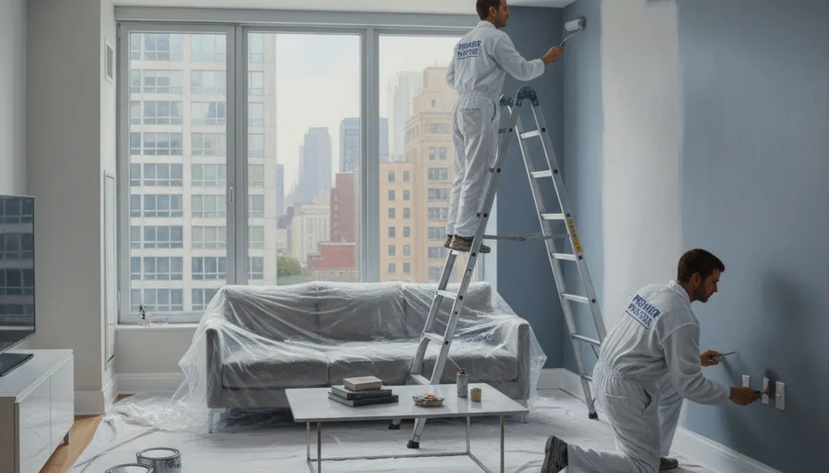 Interior house painting in Dayton, OH by local painters for durable, smooth wall finishes