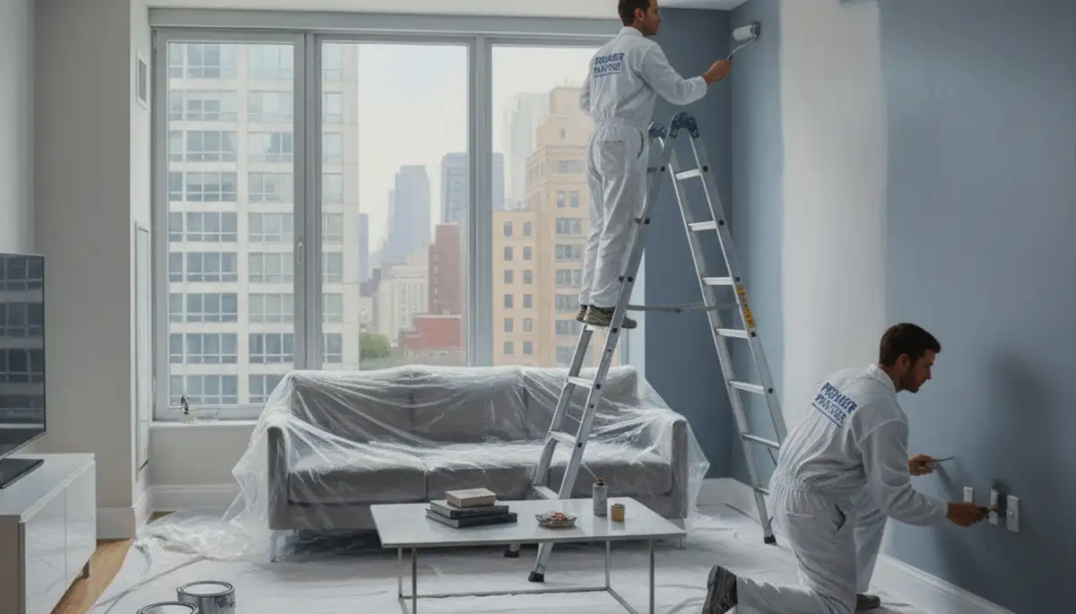 Interior house painting in Dayton, OH by local painters for durable, smooth wall finishes