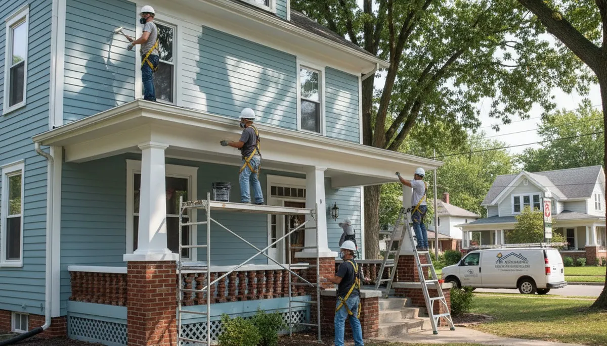 Professional Dayton, OH painters providing interior and exterior painting services