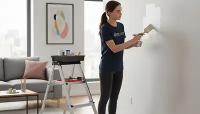 Dayton, OH paint touch-up service restoring walls from chips, scuffs, and fading