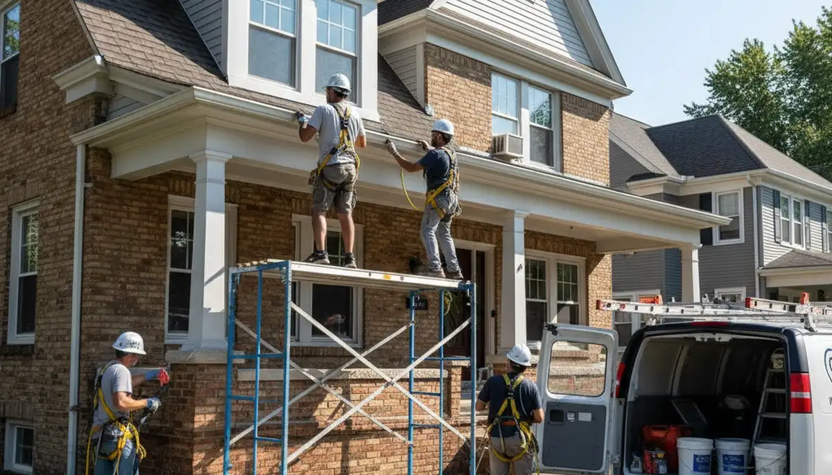Painter in Dayton, OH providing professional interior and exterior painting services