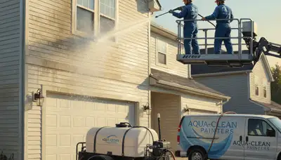Vinyl siding pressure cleaning in Dayton, OH removes mold, mildew, and grime from a home exterior