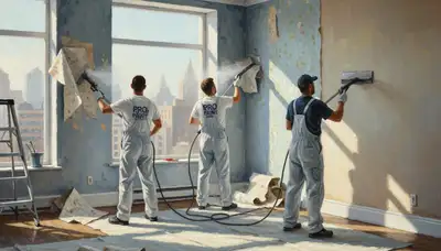 Professional wallpaper removal in Dayton, OH for clean wall prep in older homes